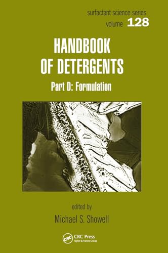 Beispielbild fr HANDBOOK OF DETERGENTS, PART D: FORMULATION zum Verkauf von Basi6 International