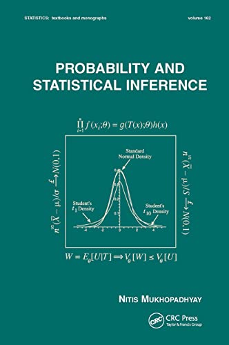 Stock image for Probability and Statistical Inference (Statistics: A Series of Textbooks and Monographs) for sale by Chiron Media