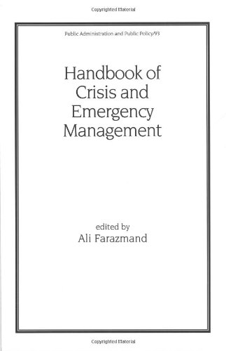 Stock image for Handbook of Crisis and Emergency Management (Public Administration and Public Policy) for sale by HPB-Red