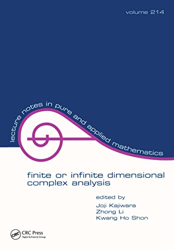 Stock image for Finite or Infinite Dimensional Complex Analysis : Proceedings of the Seventh International Colloquium for sale by Better World Books