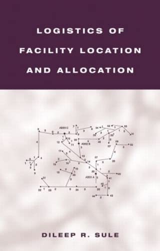 Stock image for Logistics of Facility Location and Allocation (INDUSTRIAL ENGINEERING) for sale by Irish Booksellers