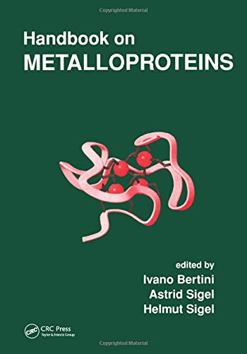 Beispielbild fr HANDBOOK ON METALLOPROTEINS zum Verkauf von Basi6 International