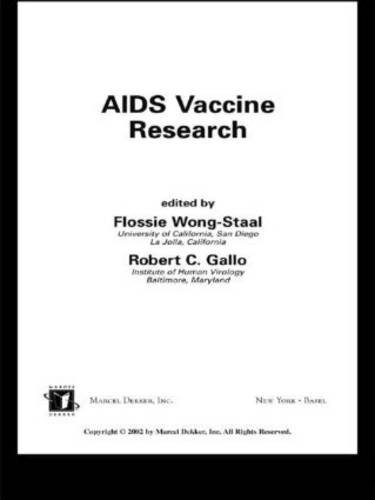 Imagen de archivo de AIDS Vaccine Research a la venta por ThriftBooks-Atlanta