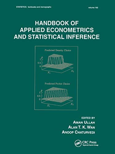 9780824706524: Handbook Of Applied Econometrics And Statistical Inference: 165 (Statistics: Textbooks and Monographs)