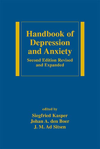 9780824708726: Handbook of Depression and Anxiety: A Biological Approach, Second Edition: 21 (Medical Psychiatry Series)