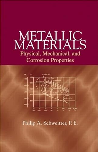 Imagen de archivo de METALLIC MATERIALS : PHYSICAL, MECHANICAL, AND CORROSION PROPERTIES a la venta por Basi6 International