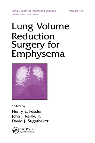 Imagen de archivo de Lung Volume Reduction Surgery for Emphysema (Lung Biology in Health and Disease) a la venta por ThriftBooks-Atlanta