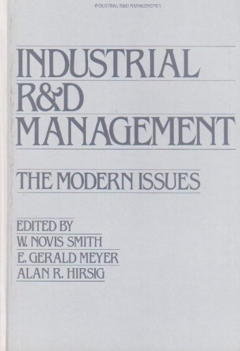 Stock image for Industrial R&D Management. The Modern Issues. for sale by Zubal-Books, Since 1961