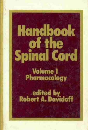 Beispielbild fr Handbook of the Spinal Cord: 001 zum Verkauf von Wonder Book