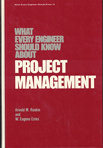 Stock image for What Every Engineer Should Know About Project Management for sale by Wonder Book