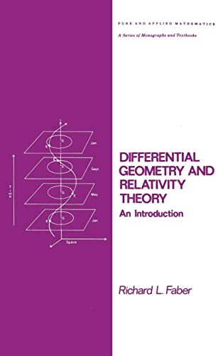 9780824717490: Differential Geometry and Relativity Theory (Chapman & Hall/CRC Pure and Applied Mathematics)