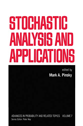 Imagen de archivo de Stochastic Analysis and Applications (Advances in Probability and Related Topics) a la venta por Recycle Bookstore