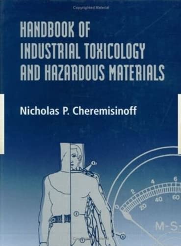 Stock image for Handbook of Industrial Toxicology and Hazardous Materials for sale by Chiron Media