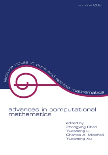 Imagen de archivo de Advances in Computrational Mathematics: Proceedings of the Guangzhou International Symposium a la venta por Revaluation Books