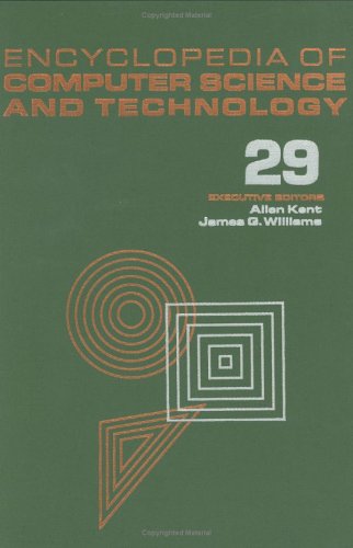 Imagen de archivo de Encyclopedia of Computer Science and Technology, Vol. 29 a la venta por Books Puddle