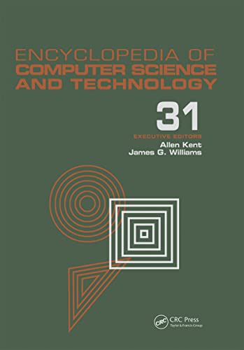 9780824722845: Encyclopedia of Computer Science and Technology: Volume 31 - Supplement 16: Artistic Computer Graphics to Strategic Information Systems Planning (Computer Science and Technology Encyclopedia)