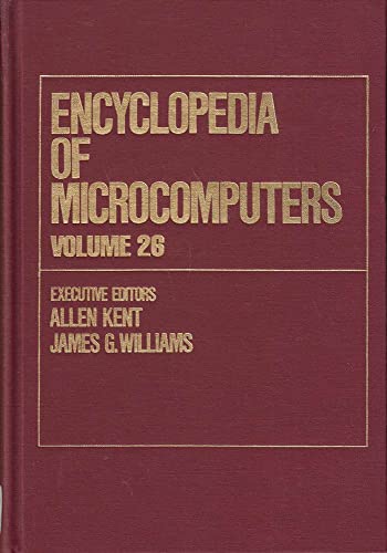 Beispielbild fr Encyclopedia of Microcomputers : Volume 26 - Supplement 5 zum Verkauf von Better World Books