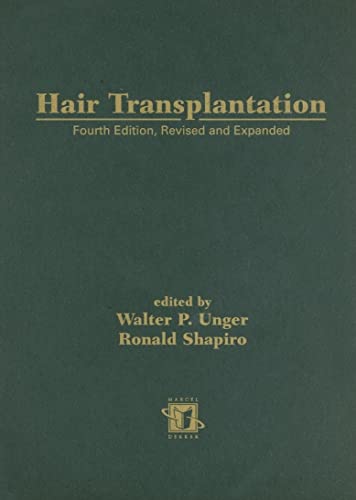 Beispielbild fr Hair Transplantation, Fourth Edition zum Verkauf von GoldBooks