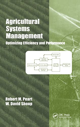 Imagen de archivo de Agricultural Systems Management: Optimizing Efficiency and Performance (Books in Soils, Plants, and the Environment) a la venta por Chiron Media