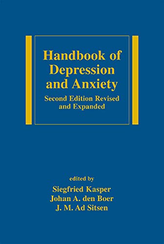 9780824748654: Handbook of Depression and Anxiety,Revised and Expanded