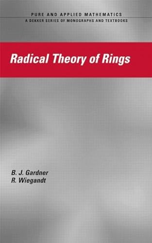 Beispielbild fr Radical Theory of Rings zum Verkauf von Revaluation Books