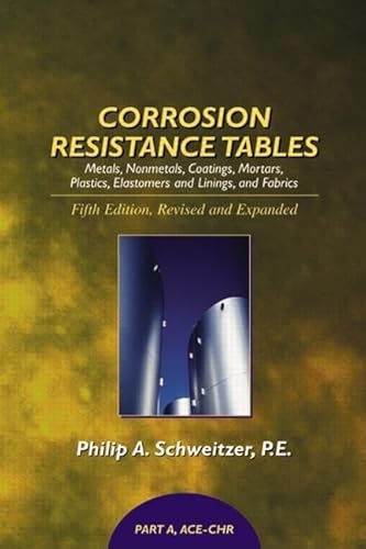 9780824756727: Corrosion Resistance Tables: Metals, Nonmetals, Coatings, Mortars, Plastics, Elastomers and Lining, and Fabrics/Part A, B, C, D