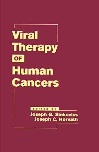 Stock image for Viral Therapy of Human Cancers (Basic and Clinical Oncology) for sale by Wonder Book