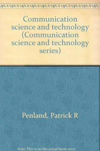 Beispielbild fr Communication science and technology (Communication science and technology series ; v. 1) zum Verkauf von medimops