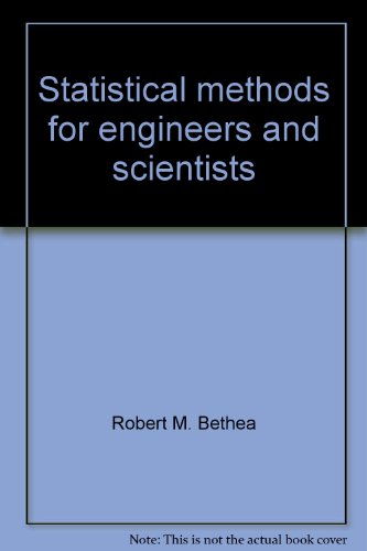 Stock image for Statistical methods for engineers and scientists (Statistics, textbooks and monographs ; v. 15) for sale by Bartlesville Public Library