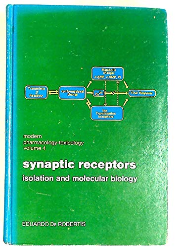 Stock image for Synaptic receptors: Isolation and molecular biology (Modern pharmacology-toxicology) for sale by Umpqua Books