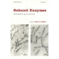 Stock image for Subunit enzymes: Biochemistry and functions (Enzymology ; v. 2) for sale by HPB-Red