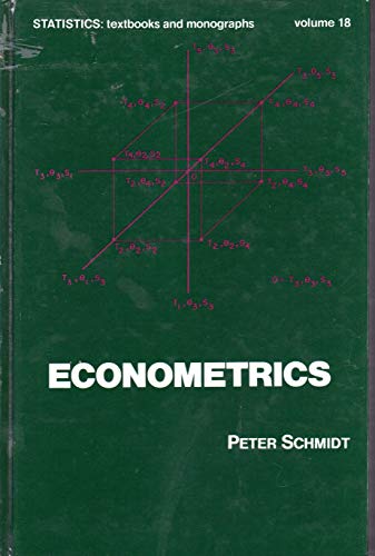 Beispielbild fr Econometrics (Statistics: Textbooks & Monographs) zum Verkauf von Wonder Book