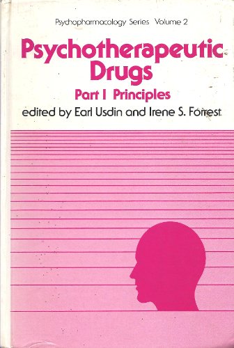 Imagen de archivo de Psychotherapeutic drugs. Volume 2, part 1: Principles a la venta por Zubal-Books, Since 1961
