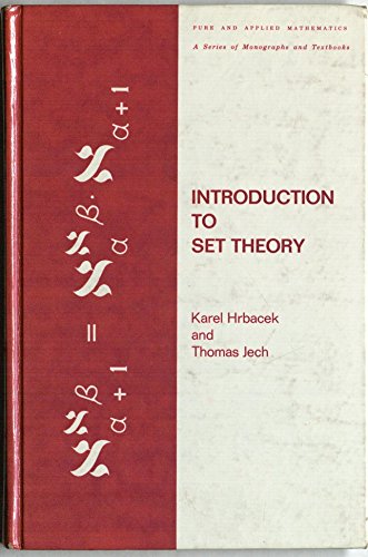 Imagen de archivo de Introduction to set theory (Monographs and textbooks in pure and applied mathematics ; 45) a la venta por ThriftBooks-Atlanta