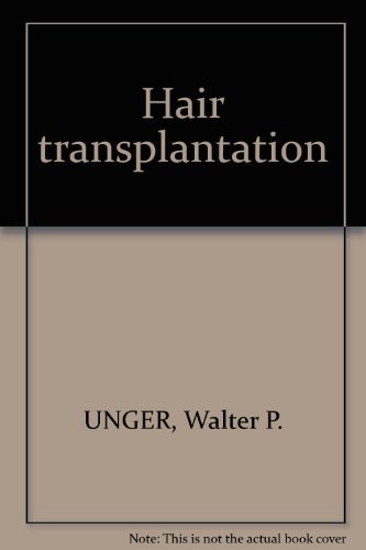 Stock image for Hair transplantation for sale by Ashworth Books