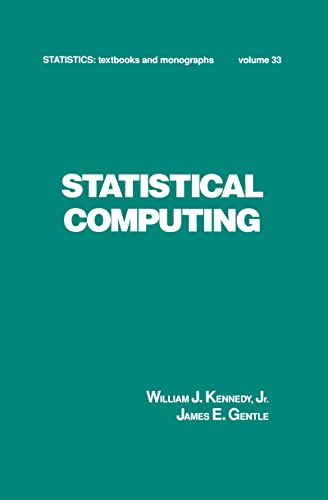 Imagen de archivo de Statistical Computing a la venta por ThriftBooks-Dallas