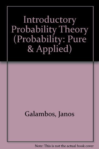 Stock image for Introductory Probability Theory (Probability: Pure and Applied) for sale by Wonder Book
