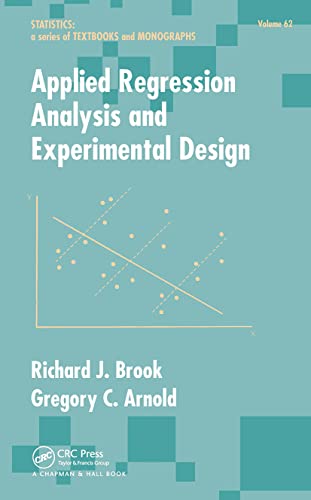 9780824772529: Applied Regression Analysis and Experimental Design: 62
