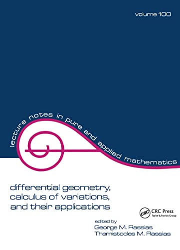 Beispielbild fr Differential Geometry, Calculus of Variations, and Their Applications zum Verkauf von Books Puddle