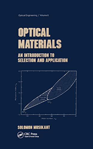 Imagen de archivo de Optical Materials: An Introduction to Selection and Application (Optical Science and Engineering) a la venta por Wonder Book