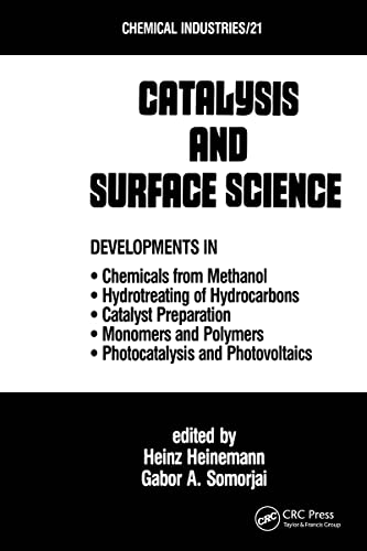 Stock image for Catalysis and Surface Science for sale by Recycle Bookstore