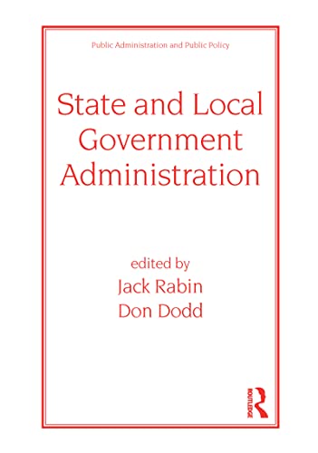 Stock image for State and Local Government Administration for sale by Better World Books