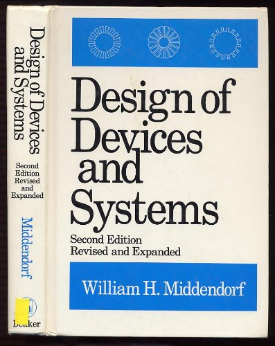 Stock image for Design of devices and systems for sale by Mispah books