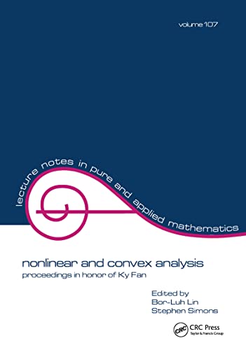 Nonlinear and Convex Analysis - S. Simons B. L. Lin