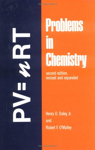 Beispielbild fr Problems in Chemistry, Second Edition: 11 (Undergraduate Chemistry: A Series of Textbooks) zum Verkauf von WorldofBooks