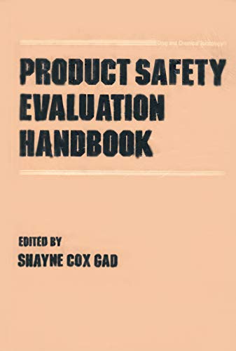 Stock image for PRODUCT SAFETY EVALUATION HANDBOOK (DRUG & CHEMICAL TOXICOLOGY) for sale by Basi6 International