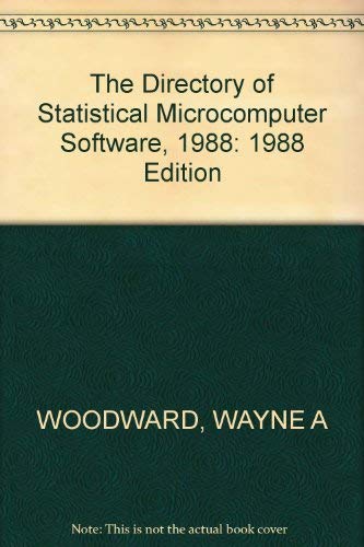 9780824778460: The Directory of Statistical Microcomputer Software, 1988: 1988 Edition