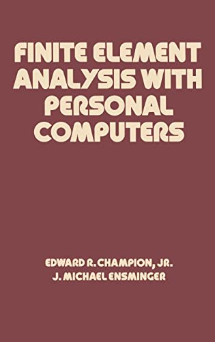 Stock image for Finite Element Analysis with Personal Computers for sale by Revaluation Books