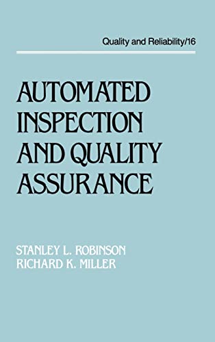 Imagen de archivo de Automated Inspection And Quality Assurance a la venta por Romtrade Corp.