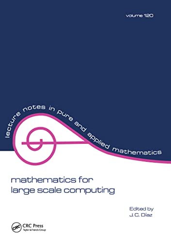 Imagen de archivo de Mathematics for Large Scale Computing. a la venta por Black Cat Hill Books